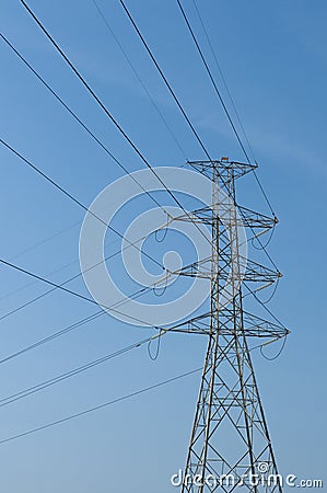 Electric transmission tower 03