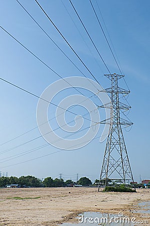Electric transmission tower 02