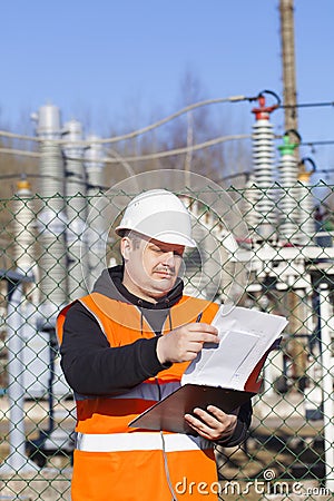 Electrical engineer with documentation