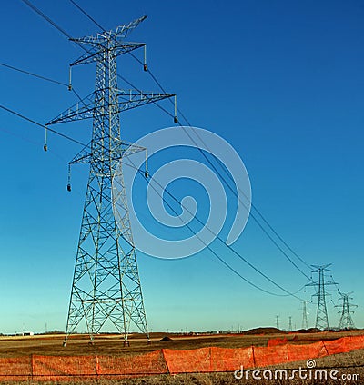 Electrical Towers and High Tension Cables