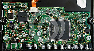 Electronic board hard drive .