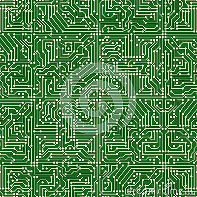 Electronic board seamless pattern