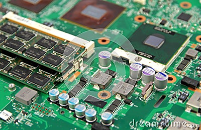 Electronic Circuit - Motherboard - microprocessor