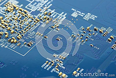 Electronic microchip circuit board