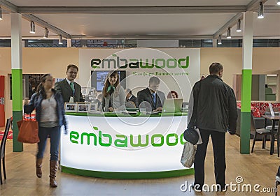 Embawood furniture company booth