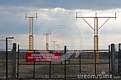 Emergency access to airfield