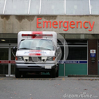 Emergency Room Entrance Royalty Free Stock