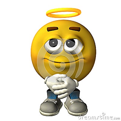 Emoticon Angel Stock I...