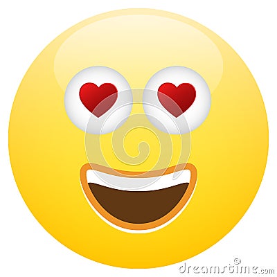 Emoticon Smiley Face Love