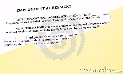 Employment Agreement in Document File