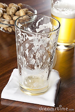 Empty Beer Glass