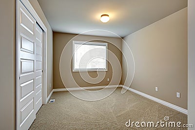 Empty beige room