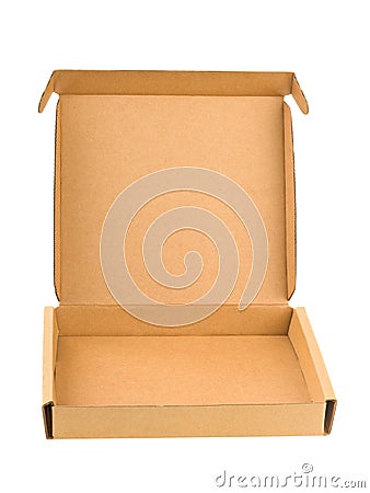 Empty cardboard box