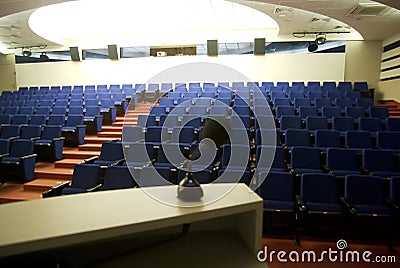 Empty conference hall