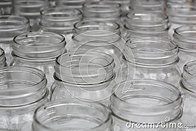 Empty Glass Jars