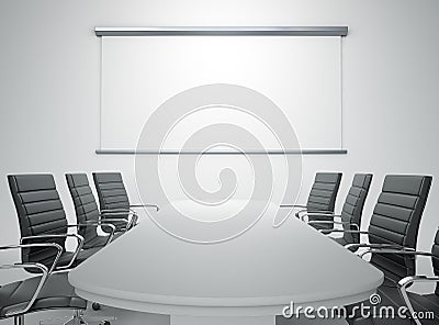 Empty meeting room