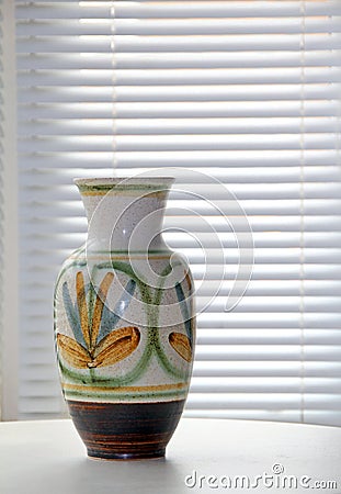 Empty retro flower vase