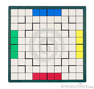 Empty square game board
