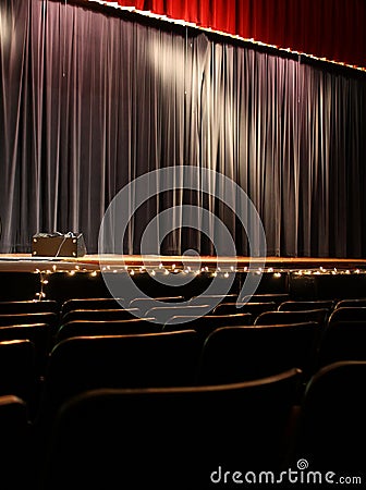 Empty stage
