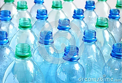 Empty water bottles