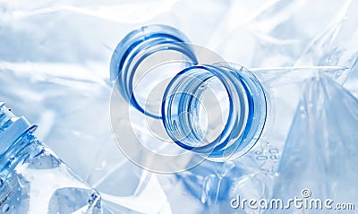 Empty water bottles