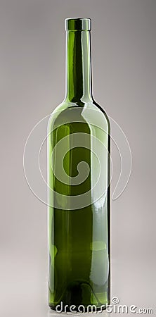 Empty wine bottle