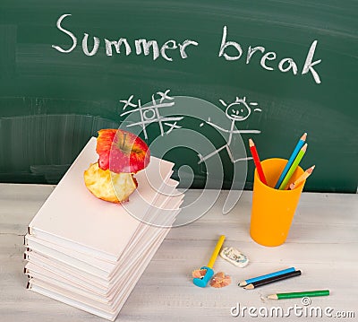 End of school. Summer break time