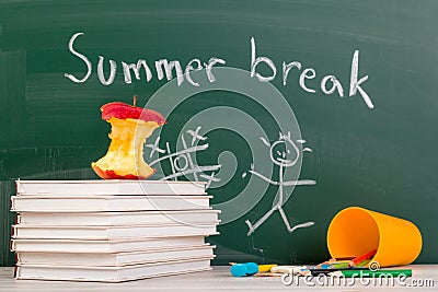 End of school. Summer break time