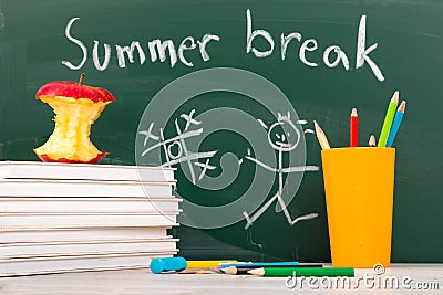 End of school. Summer break time