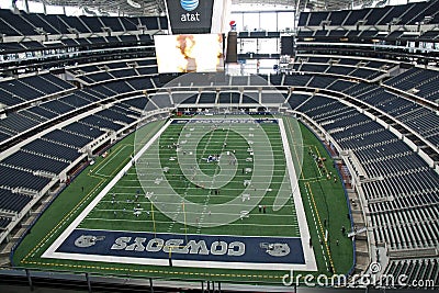 End Zone View of Cowboys Stadium