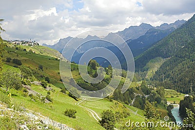 Engadine valley (Switzerland)
