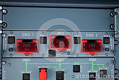 Engine fire warning switches