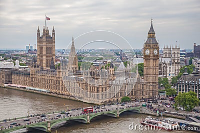 ENGLAND MAY 30TH: View of houses of Parliament 30th May 2014 in
