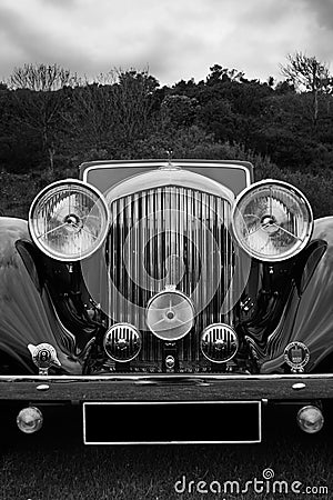 English Bentley retro car