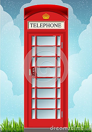 English Red Telephone Cabin