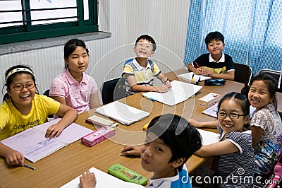 English school in South Korea