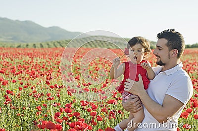 Enjoying one day with flowers