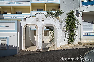 Entrance to burgau beach hotel