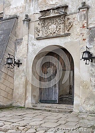 Entrance to the Olesko Castle