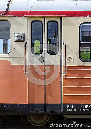 Entrance to a passenger coach