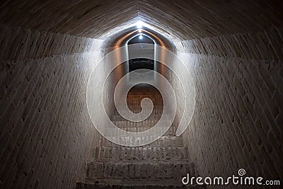 Entrance to an a underground aqueduct