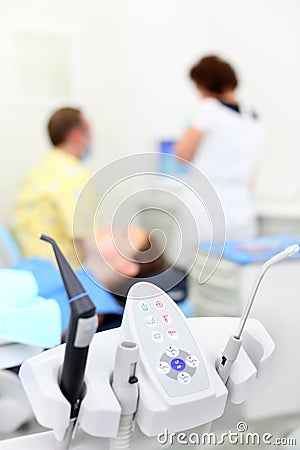 Equipment for dental treatment.