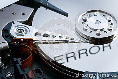 Error on hard disk