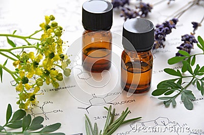 Essential Oils And Roses Stock Photo - Image