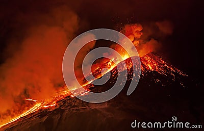 Etna eruption