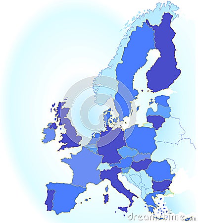 Europe union map