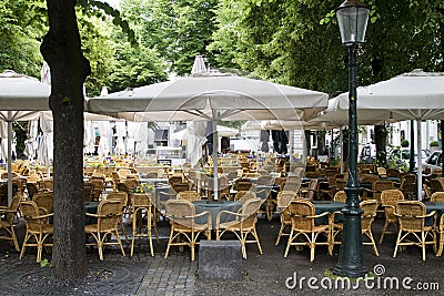 European outdoor cafe