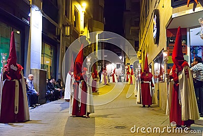 Evening procession during Holy Week