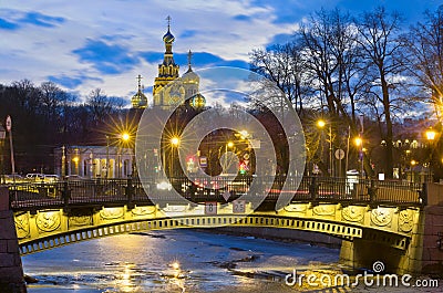 Evening in St.-Petersburg, Russia