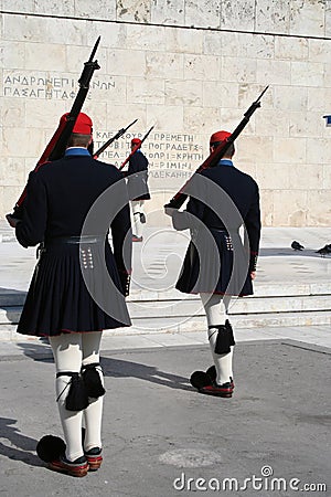 Evzones - greek parliament guards